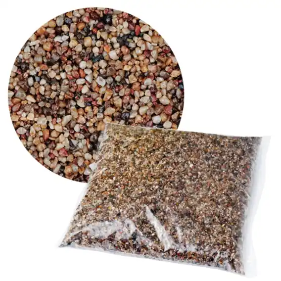 Ciemny żwir rzeczny 1-3 mm, 2 kg – naturalne podłoże do akwarium Tylko dziś